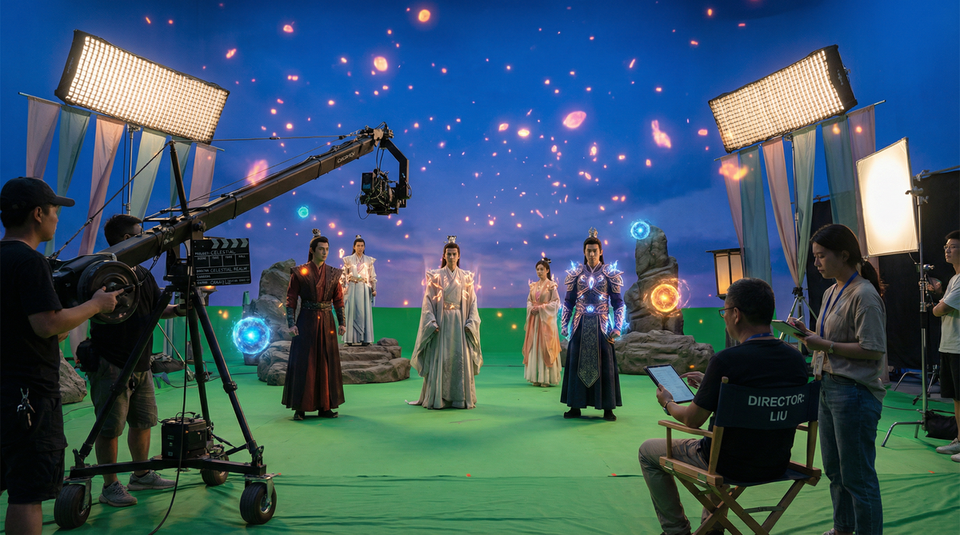 草莓视频影视传媒视频制作现场